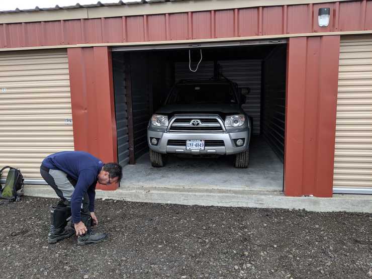 Storing the car