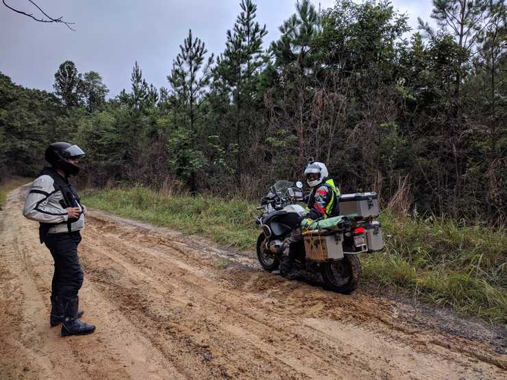 Dad Navigates Mud