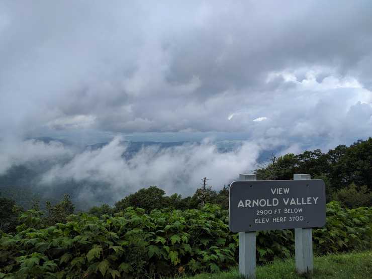 Scenery from Blue Ridge Parkway